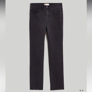 Madewell Stovepipe Jeans in Banberry Wash: Raw-Hem Edition